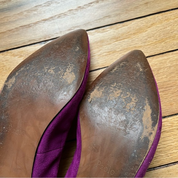 6.5 🌸 Linea Paolo flats - magenta purple - suede - Picture 3 of 5